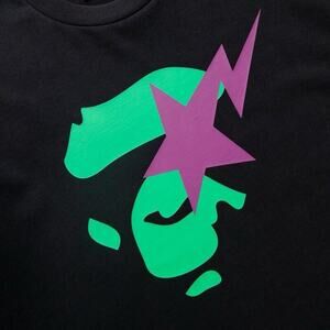 SIZE XXL • POLITICS X A BATHING APE STA • APE FACE TEE • CROSS-POSTED • FIRM